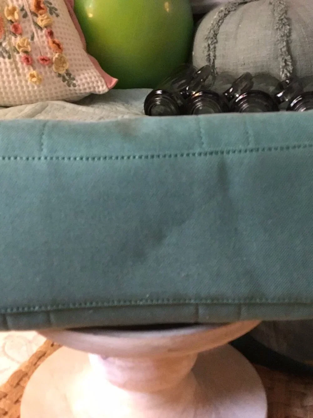 NWT Coach Cargo Tote Denim Ivy CBG46